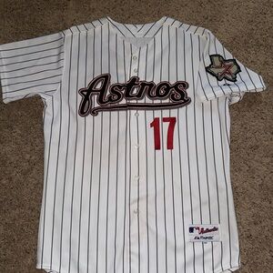 Houston Astros Lance Berkman Authentic Vintage Jersey